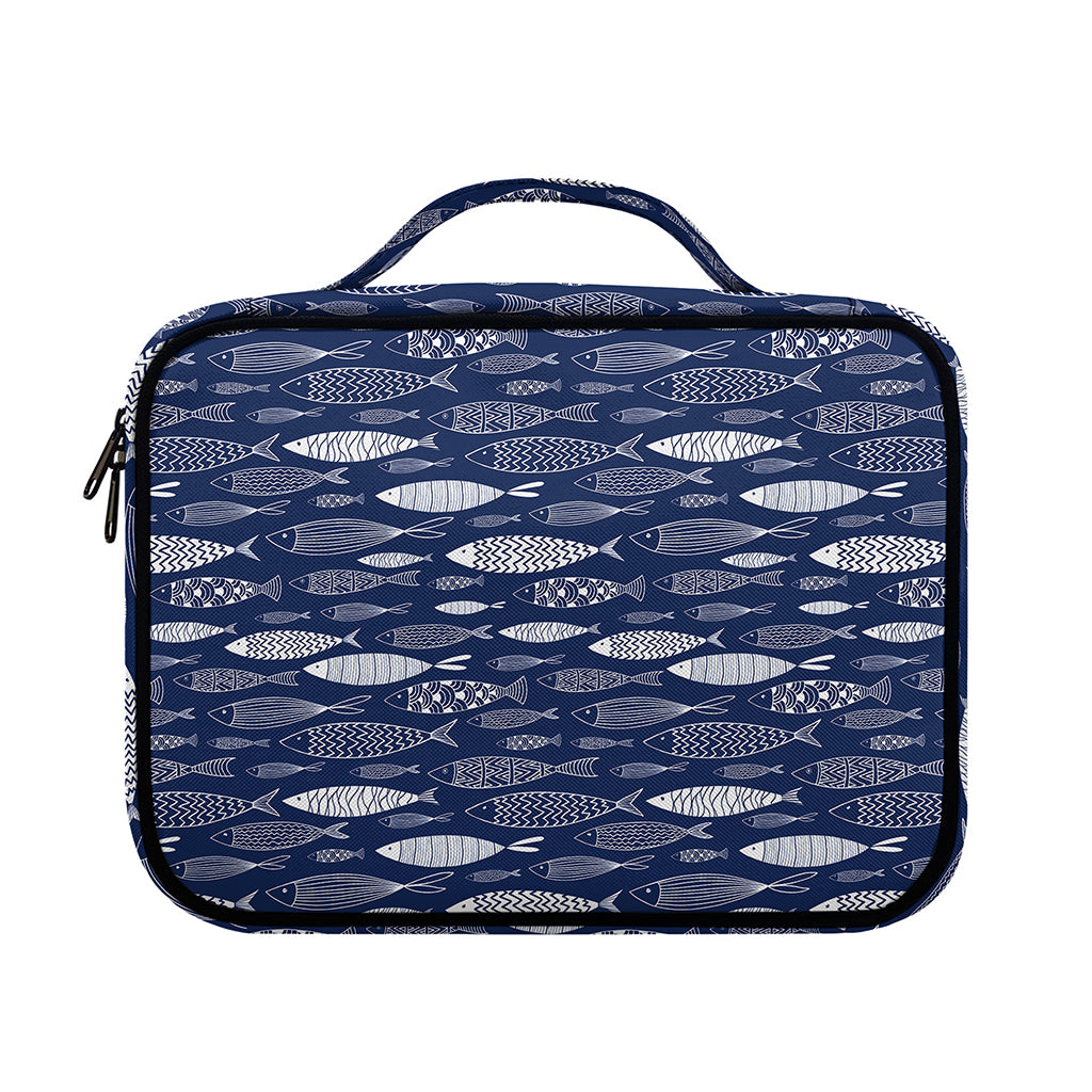 Ornamental Fish Pattern Print Briefcase Bible Bag