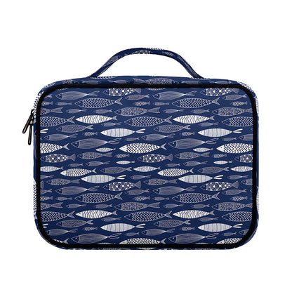 Ornamental Fish Pattern Print Briefcase Bible Bag