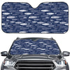 Ornamental Fish Pattern Print Car Windshield Sun Shade