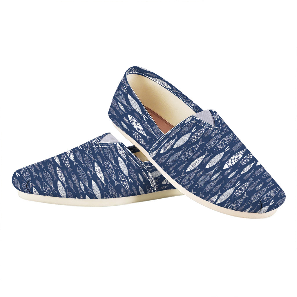 Ornamental Fish Pattern Print Casual Shoes