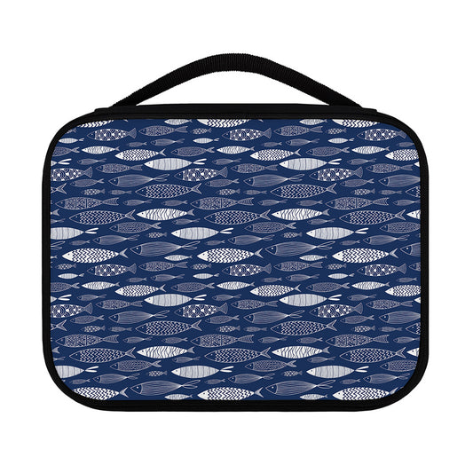 Ornamental Fish Pattern Print Classic Bible Case