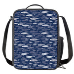 Ornamental Fish Pattern Print Crossbody Lunch Bag