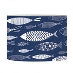 Ornamental Fish Pattern Print Drum Lamp Shade
