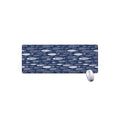 Ornamental Fish Pattern Print Extended Mouse Pad