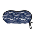 Ornamental Fish Pattern Print Glasses Case