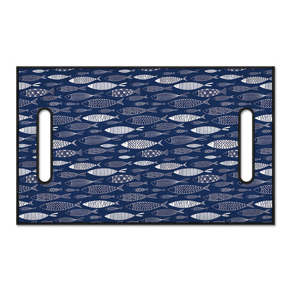 Ornamental Fish Pattern Print Golf Cart Seat Cover