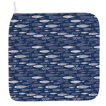 Ornamental Fish Pattern Print Hand Towel