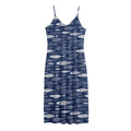 Ornamental Fish Pattern Print Jersey Midi Cami Dress