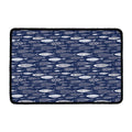 Ornamental Fish Pattern Print Kitchen Mat