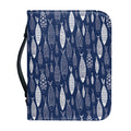Ornamental Fish Pattern Print Leather Bible Cover