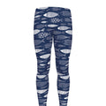 Ornamental Fish Pattern Print Men's Leggings