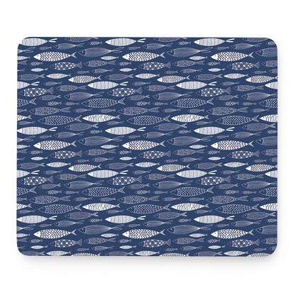 Ornamental Fish Pattern Print Mouse Pad