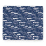 Ornamental Fish Pattern Print Mouse Pad