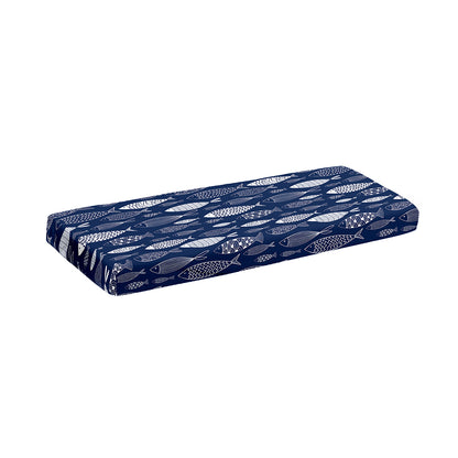 Ornamental Fish Pattern Print Piano Keyboard Cover