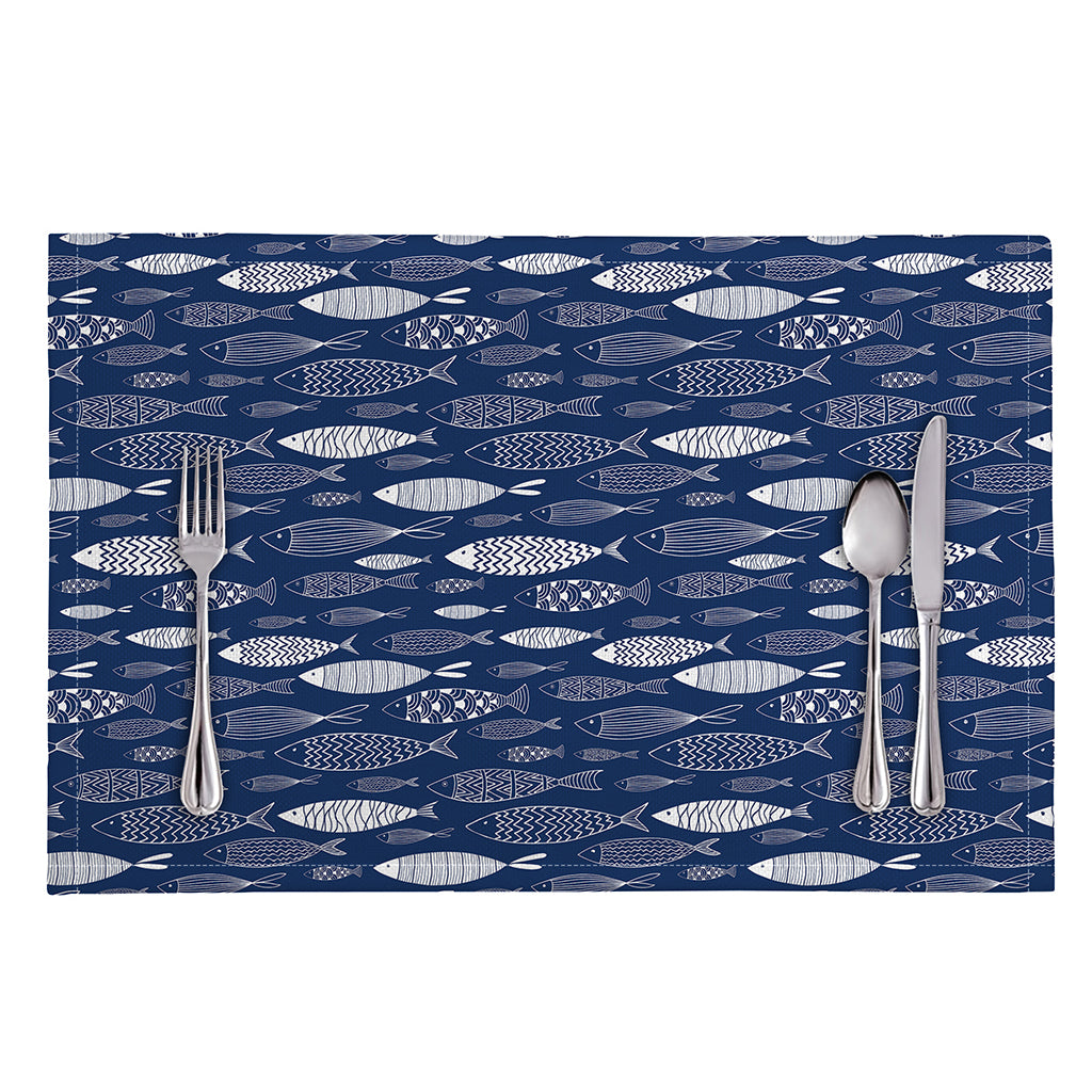 Ornamental Fish Pattern Print Placemat