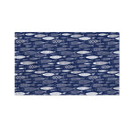 Ornamental Fish Pattern Print Polyester Flag