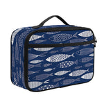 Ornamental Fish Pattern Print Portable Lunch Bag