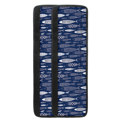Ornamental Fish Pattern Print Refrigerator Handle Covers