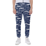 Ornamental Fish Pattern Print Scuba Joggers