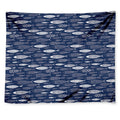 Ornamental Fish Pattern Print Tapestry
