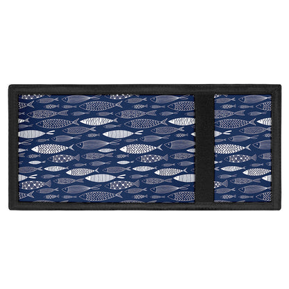 Ornamental Fish Pattern Print Trifold Wallet