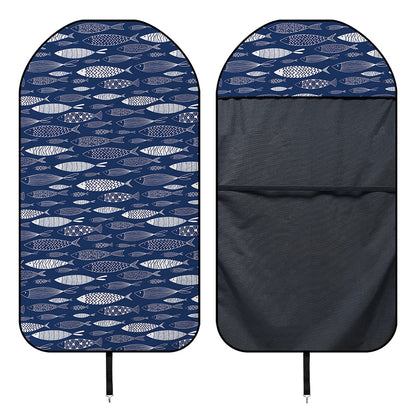 Ornamental Fish Pattern Print Waterproof Car Seat Cover