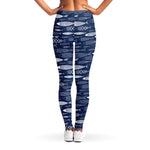 Ornamental Fish Pattern Print Women's Leggings