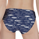 Ornamental Fish Pattern Print Women's Panties