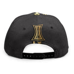 Ornamental Golden Cross Print Snapback Cap