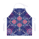 Ornamental Paisley Mandala Print Adjustable Apron