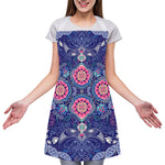 Ornamental Paisley Mandala Print Adjustable Apron