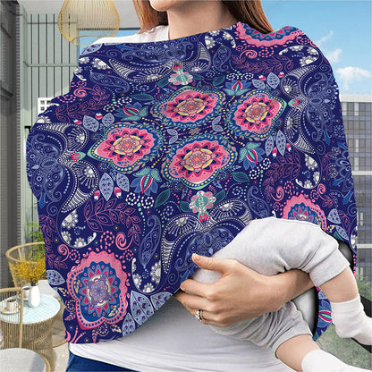 Ornamental Paisley Mandala Print Baby Seat Cover