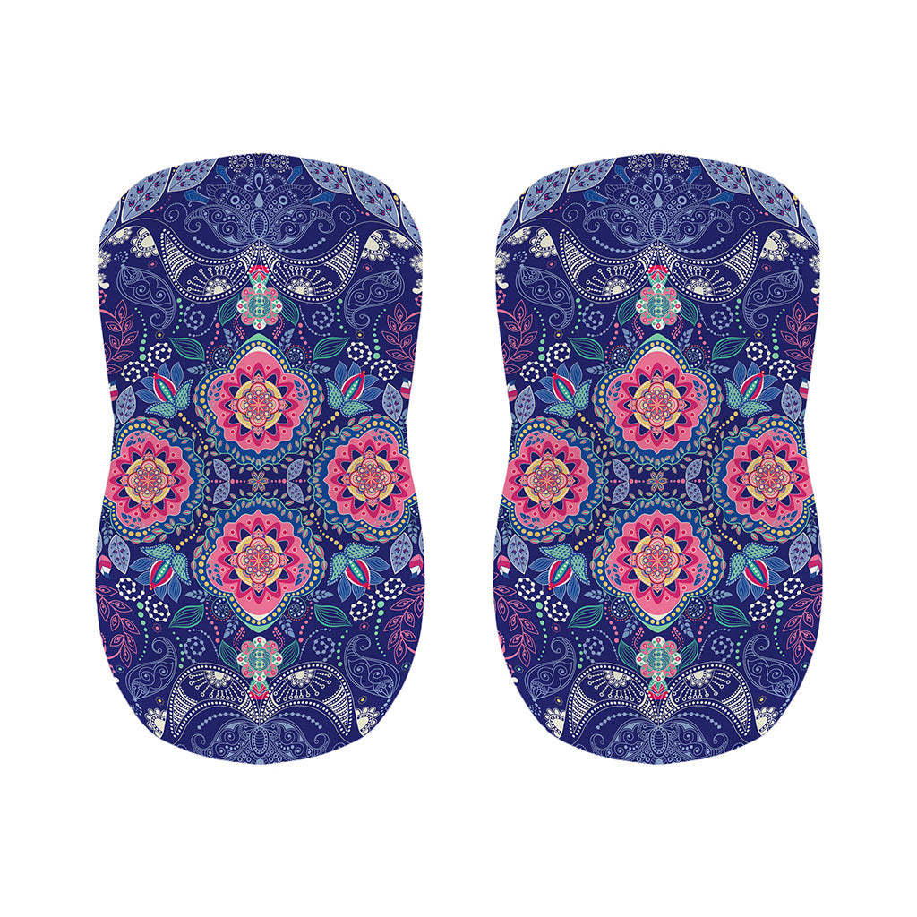 Ornamental Paisley Mandala Print Bar Stool Covers