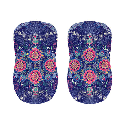 Ornamental Paisley Mandala Print Bar Stool Covers