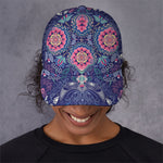 Ornamental Paisley Mandala Print Baseball Cap