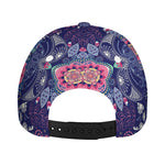 Ornamental Paisley Mandala Print Baseball Cap