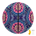 Ornamental Paisley Mandala Print Basketball