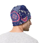 Ornamental Paisley Mandala Print Beanie