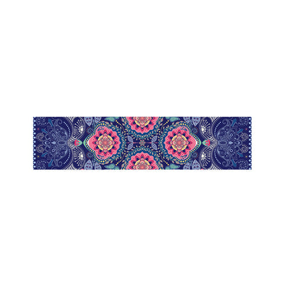 Ornamental Paisley Mandala Print Bed Runner