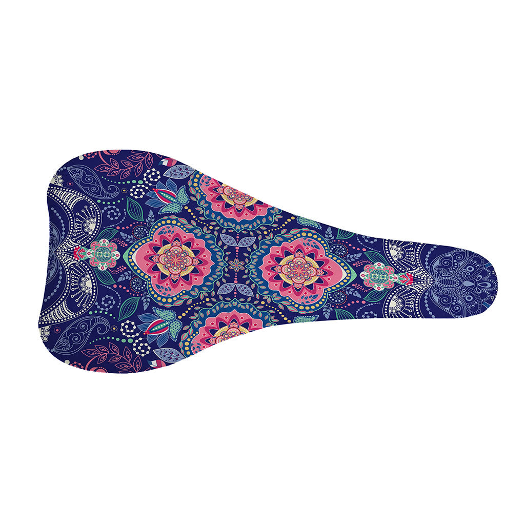 Ornamental Paisley Mandala Print Bicycle Seat Cover