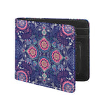 Ornamental Paisley Mandala Print Bifold Wallet