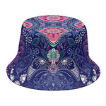 Ornamental Paisley Mandala Print Bucket Hat