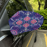 Ornamental Paisley Mandala Print Car Side Mirror Covers