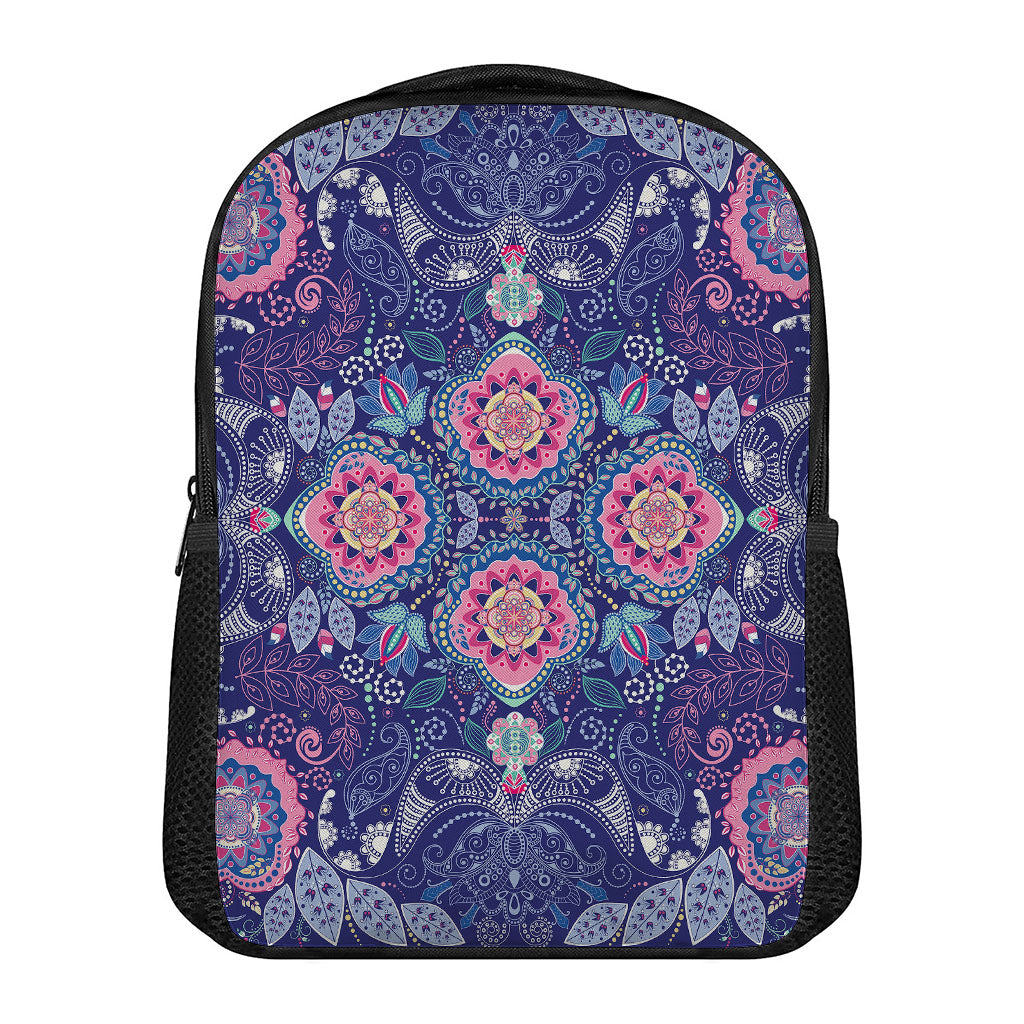Ornamental Paisley Mandala Print Casual Backpack