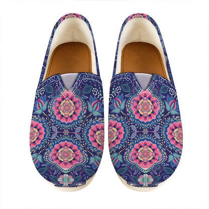 Ornamental Paisley Mandala Print Casual Shoes