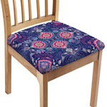 Ornamental Paisley Mandala Print Chair Cushion Cover