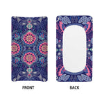 Ornamental Paisley Mandala Print Changing Pad Cover