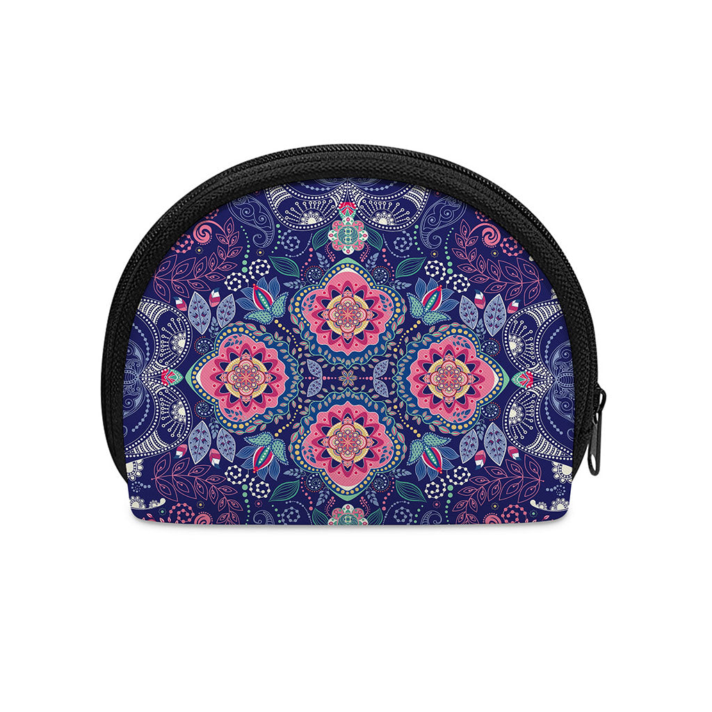 Ornamental Paisley Mandala Print Coin Purse
