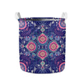 Ornamental Paisley Mandala Print Collapsible Laundry Basket