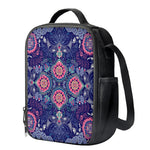 Ornamental Paisley Mandala Print Crossbody Lunch Bag